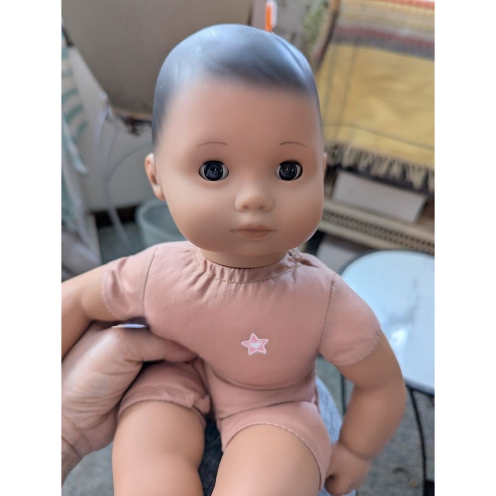 Bitty Baby For American Girl Brown Eyes Black Hair Great Condition